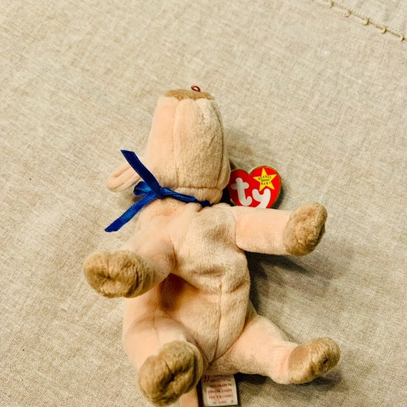 TY Beanie Baby Knuckles the Pig stuffed animal toy - Picture 4 of 7